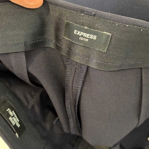 Express Editor Super High Waist Straight Ankle Pant - Picture 5 of 9